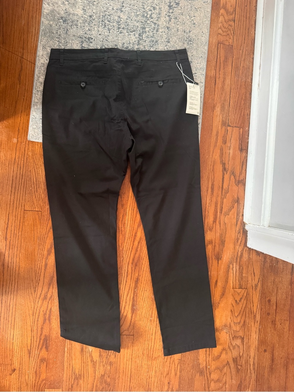 Men's Black Chinos - Classic Stretch Chino